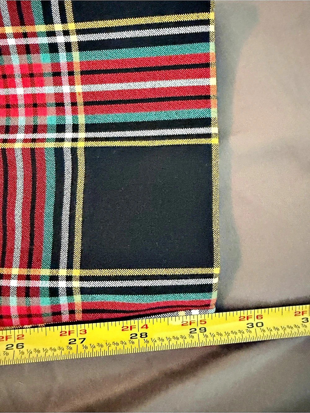 J.Crew Ruby Full-Length Pant Plaid Full-Length Pants in Black & Red Size 2 - Picture 12 of 12